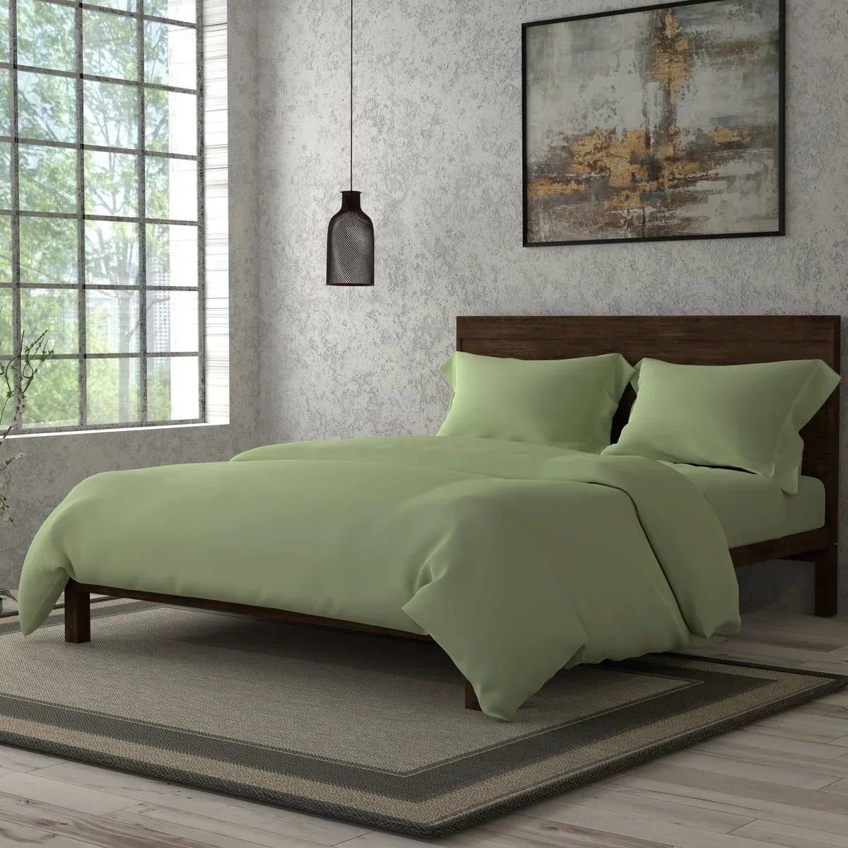 Swaas 100% Organic Cotton Solid Dyed - Green