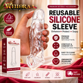 8inch Transparent Silicone Condom|| Washable And Reusable